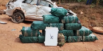 Apreensão de 600 kg de cocaína termina com morte após perseguição em Alta Floresta d’Oeste