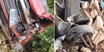 Homem morre e três ficam feridos após batida frontal na BR-364