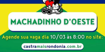 MACHADINHO: Cadastro no programa SinPatinhas passa a ser obrigatório para inscrição no Castra+Rondônia