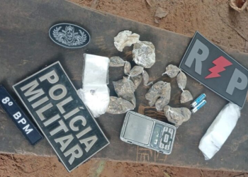 Jaru: Polícia apreende drogas e materiais ligados ao tráfico durante ação da Rádio Patrulha após denúncia anônima