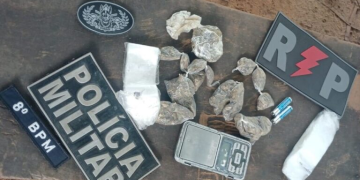 Jaru: Polícia apreende drogas e materiais ligados ao tráfico durante ação da Rádio Patrulha após denúncia anônima