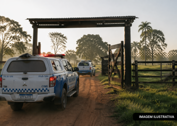 MACHADINHO: Homem é executado dentro da Fazenda Jatobá e criminosos deixam mensagem sobre o corpo