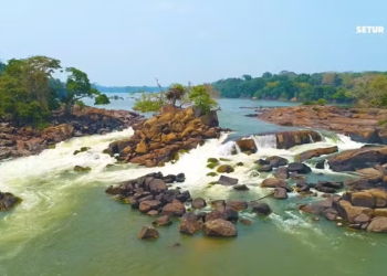 MACHADINHO: Jovem segue desaparecido após naufrágio nas quedas da Cachoeira Dois de Novembro