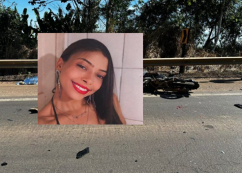 Jovem grávida morre em grave acidente na BR-364 próximo à entrada do aeroporto do IG em Jaru