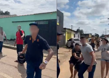 Veja o momento do acidente que repórter cobria quando foi agredido ao vivo em Rondônia