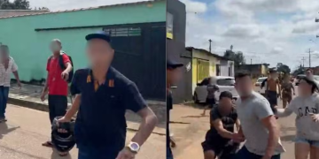 Veja o momento do acidente que repórter cobria quando foi agredido ao vivo em Rondônia