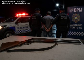 MACHADINHO: Polícia Militar apreende espingarda durante operação integrada contra o crime organizado