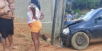 Acidente no Jardim dos Estados deixa motociclista gravemente ferido em jaru