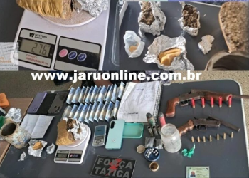 Vale do Anari: Operação integrada apreende drogas, armas e prende pai e filho por suspeita de tráfico