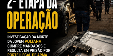MACHADINHO: Segunda etapa da operação que investiga a morte da jovem Poliana cumpre mandados e resulta em prisão por porte de arma