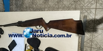 Polícia Militar apreende rifle artesanal em propriedade rural no Distrito de 5º BEC