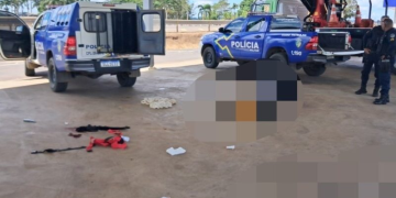 Um suspeito morre e outro fica ferido após troca de tiros com a Força Tática na Br-364 entrada de Cujubim