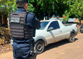 Polícia Militar recupera Fiat Strada furtada poucas horas após o crime em Jaru
