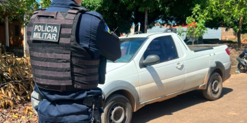 Polícia Militar recupera Fiat Strada furtada poucas horas após o crime em Jaru