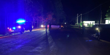 Motociclista fica ferido após colisão com carro na RO-133, em Machadinho d’Oeste