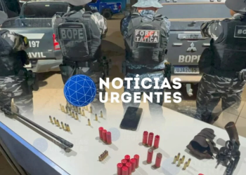 Garimpeiro é preso com arsenal de armas durante operação