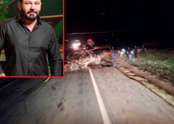 Pai de Xandy do Motocross morre em grave acidente entre caminhonete e carreta na BR-364