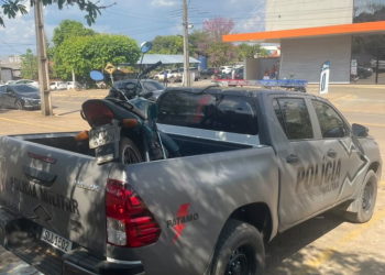 PATAMO recupera motocicleta furtada em Ji-Paraná e prende suspeito em uma obra, em jaru