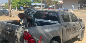 PATAMO recupera motocicleta furtada em Ji-Paraná e prende suspeito em uma obra, em jaru