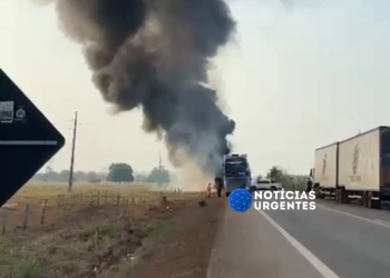 Duas pessoas morrem em grave acidente na BR-364