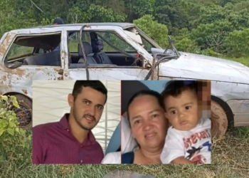 Criança de 2 anos e dois familiares morrem após carro cair em represa