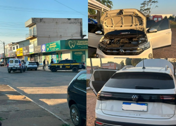 Polícia Militar e PRF apreendem veículo clonado e com restrição de roubo em Machadinho D’Oeste
