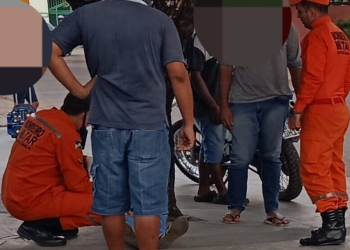 Colisão entre dois veículos deixa mulher ferida no cruzamento da Paraná com João de Albuquerque em Jaru
