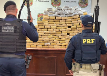 Ação conjunta entre PRF e PMRO resulta na apreensão de mais de 360 kg de maconha em Rondônia