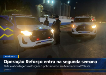 Operação Reforço entra na segunda semana com prisões, recaptura de foragido e blitz em Machadinho D’Oeste