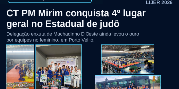 MACHADINHO: CT PM Mirim conquista 4º lugar geral no Estadual de Judô da LIJER 2026